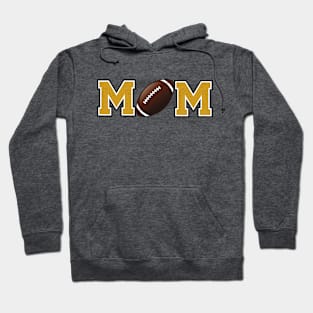 Football Mom Gold Hoodie